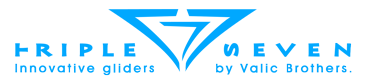 triple seven logo blue